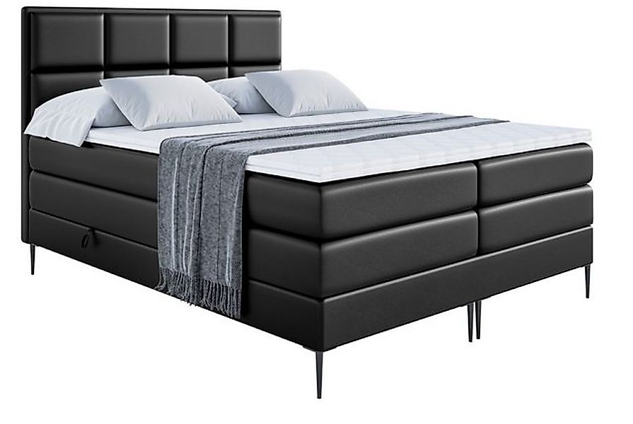 ALTDECOR Boxspringbett NOVA-F KING (Multipocket-Matratze H4, H3 Matratze Bo günstig online kaufen