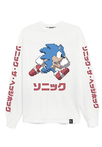 Recovered Langarmshirt Sega Arcade Text Oversized günstig online kaufen