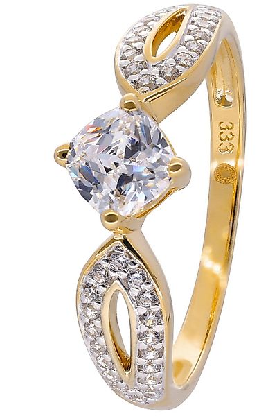 trendor Goldring Damen333 Gelbgold mit Zirkonia günstig online kaufen