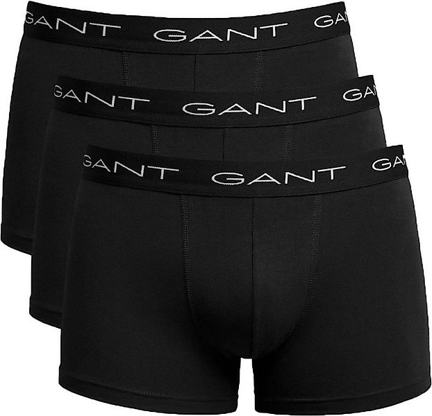 Gant Boxershorts 3er-Pack Schwarz - Größe L günstig online kaufen