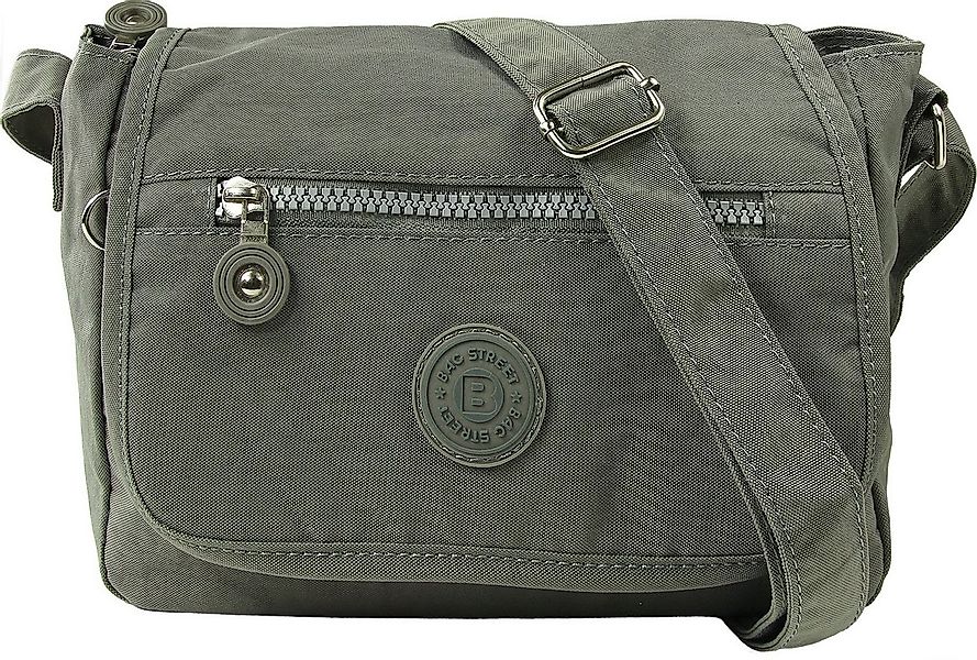 BAG STREET Umhängetasche Bag Street Nylon Umhängetasche grau Damen (Umhänge günstig online kaufen