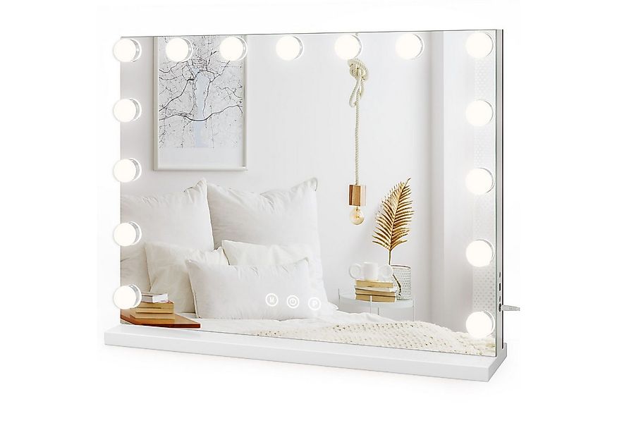 Dripex Schminkspiegel Hollywood Kosmetikspiegel 14/15/18/20LED, 3 Lichtfarb günstig online kaufen