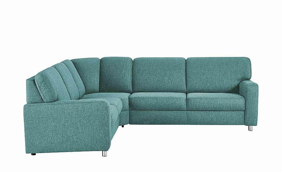 smart Ecksofa  Valencia ¦ türkis/petrol ¦ Maße (cm): B: 236 H: 90 T: 266.0 günstig online kaufen