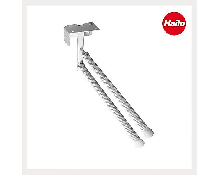 Hailo Teleskop-Handtuchhalter Hailo Handtuchhalter 3142901 reinweiß 2-teili günstig online kaufen