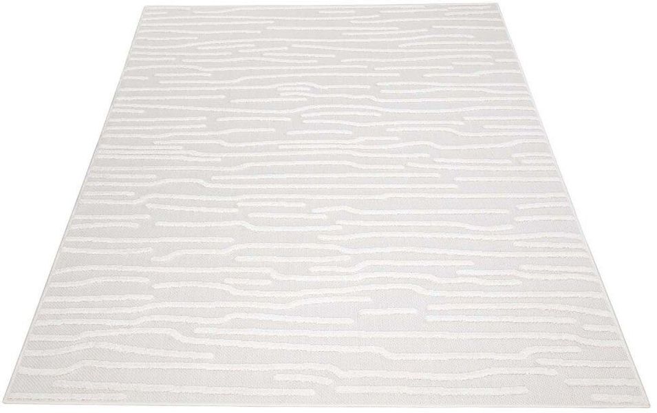 Carpet City Teppich "In-& Outdoorteppich Santorini 450, 3D-Effekt, Gestreif günstig online kaufen