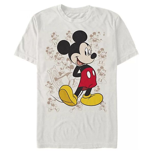 Disney - Micky Maus - Micky Maus Many Mickeys - Männer T-Shirt günstig online kaufen