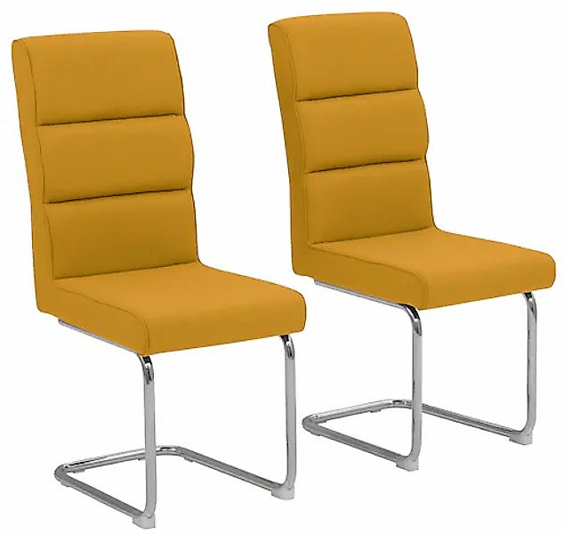 INOSIGN Freischwinger »Lano«, Webstoff, im 2er Set, Sitz gepolstert, Gestel günstig online kaufen