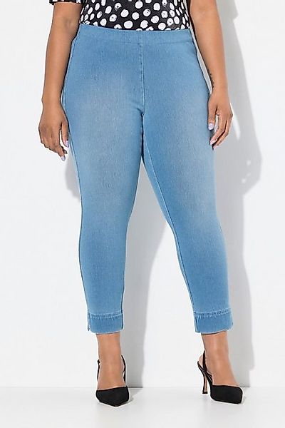 Ulla Popken Funktionshose Jersey-Capri Sienna schmales günstig online kaufen