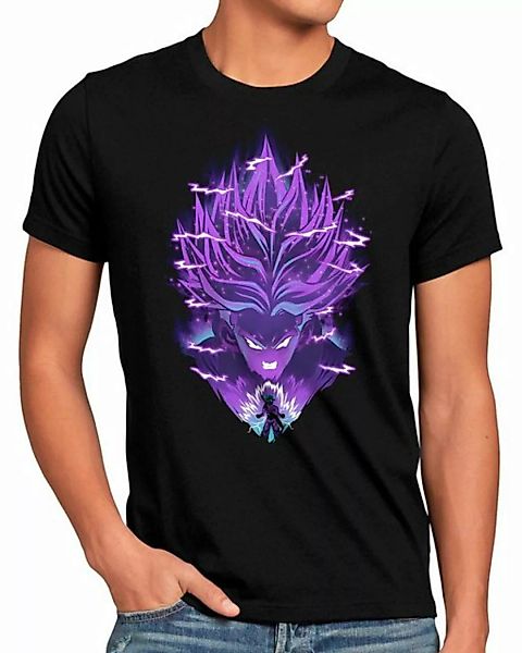 style3 Print-Shirt Herren T-Shirt Fighter Rage super dragonball z gt songok günstig online kaufen
