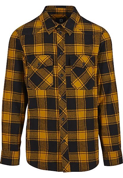 Brandit Langarmhemd "Brandit Herren Checked Shirt" 1 Stk. günstig online kaufen