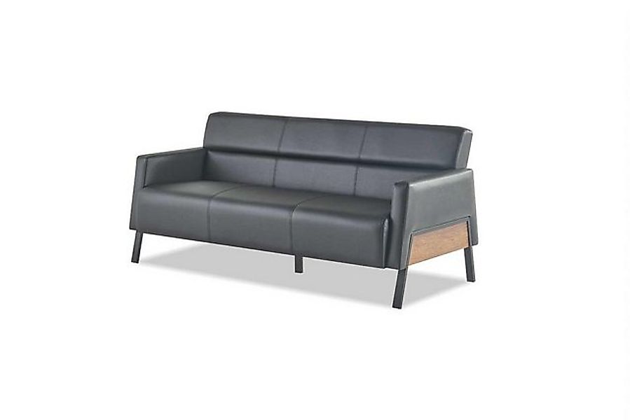 JVmoebel 3-Sitzer Ledesofa Sofa Schwarz 3-Sitzer Dreisitzig Leder Modern Ho günstig online kaufen