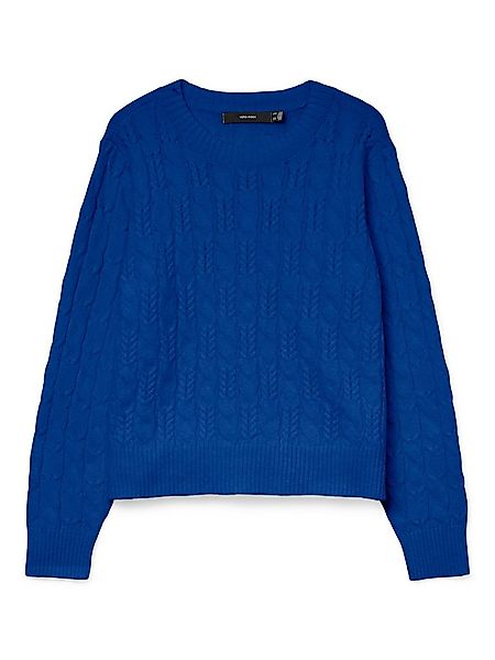 Vero Moda Strickpullover VMARIES LS O-NECK CABLE PULLOVER BF mit Zopfstrick günstig online kaufen