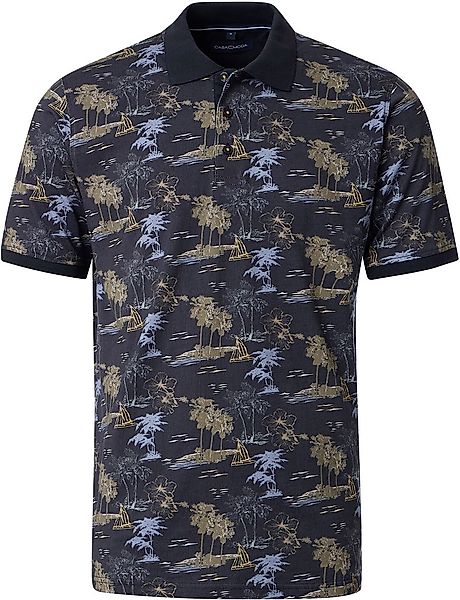 Casa Moda Poloshirt Druck Navy - Größe M günstig online kaufen