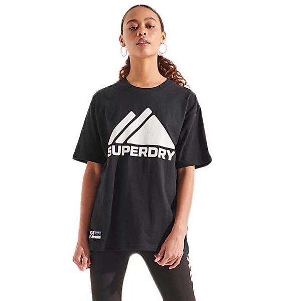 Superdry Mountain Sport Mono Kurzarm T-shirt M Black günstig online kaufen