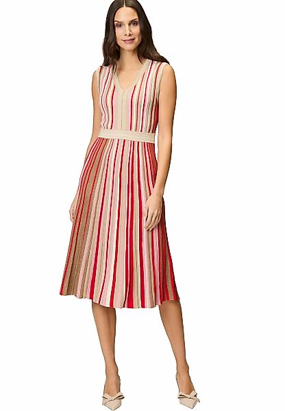 Zero Strickkleid "zero Damen Sommerkleid Strickkleid mit Streifen", Plain/o günstig online kaufen