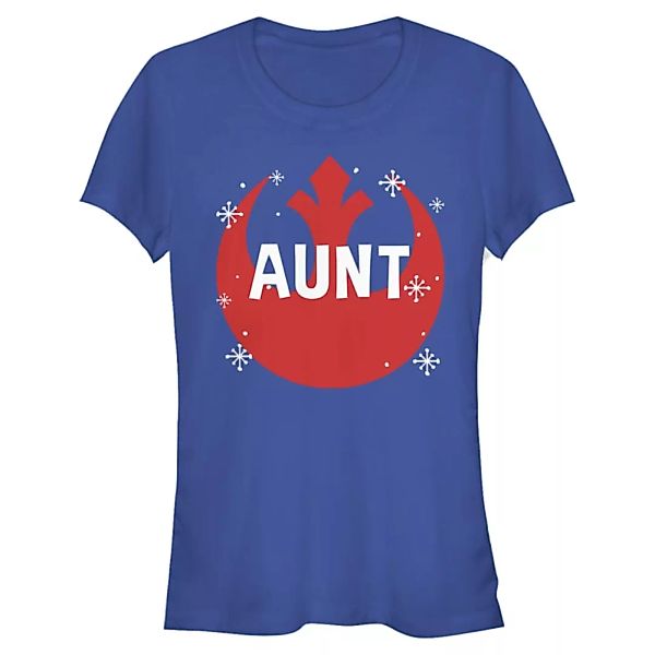 Star Wars - Rebel Overlay Aunt - Weihnachten - Frauen T-Shirt günstig online kaufen