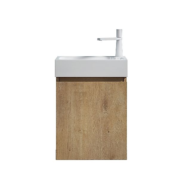 doporro Badmöbel-Set mit Waschbecken Waschtischunterschrank Wandmontage günstig online kaufen