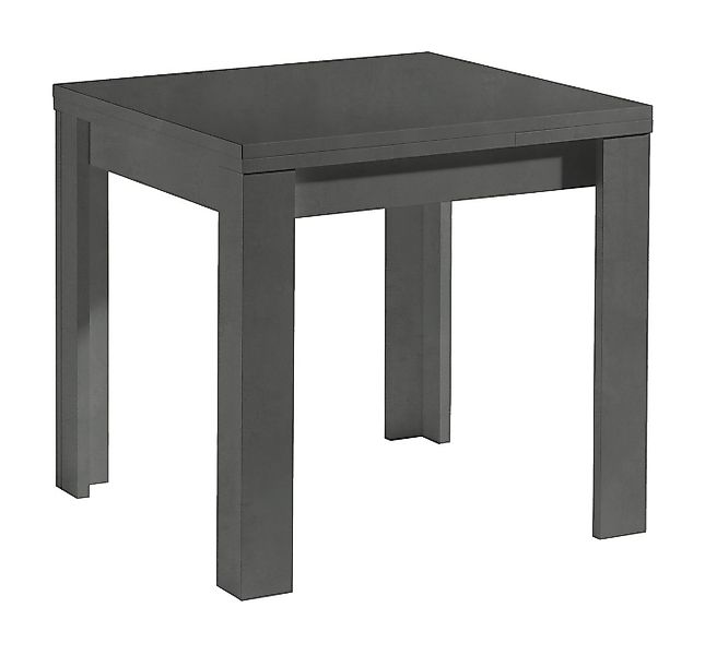 Mäusbacher Esstisch MONZI, ausziehbar, 80 - 136 x 80 cm, Graphitfarben günstig online kaufen