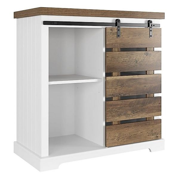 HOMECHO Buffet Sideboard Küchenschrank mit Schiebetür günstig online kaufen