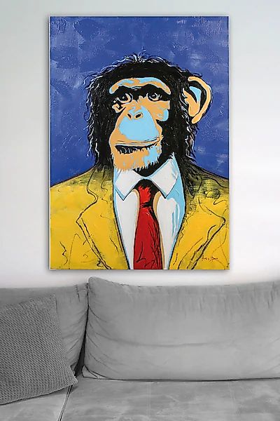 Casablanca by Gilde Leinwandbild »Bild Affe Pop Art« 1 Stk. tlg. günstig online kaufen