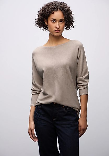 STREET ONE Rundhalspullover günstig online kaufen