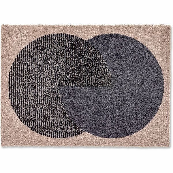 Schöner Wohnen Sauberlaufmatte Manhattan Semi-Circle 67 cm x 100 cm Anthraz günstig online kaufen