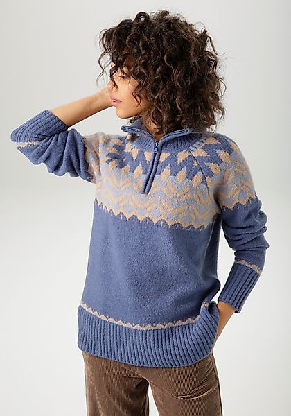 Aniston CASUAL Strickpullover mit Kragen und günstig online kaufen