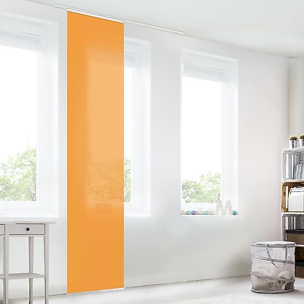 Bilderdepot24 Schiebegardine modern Flächenvorhang blickdicht Mango, günstig online kaufen