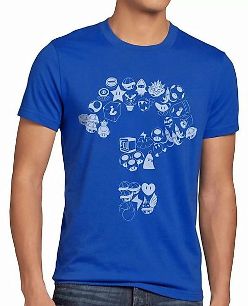 style3 Print-Shirt Herren T-Shirt Mario Items level videospiel konsole supe günstig online kaufen