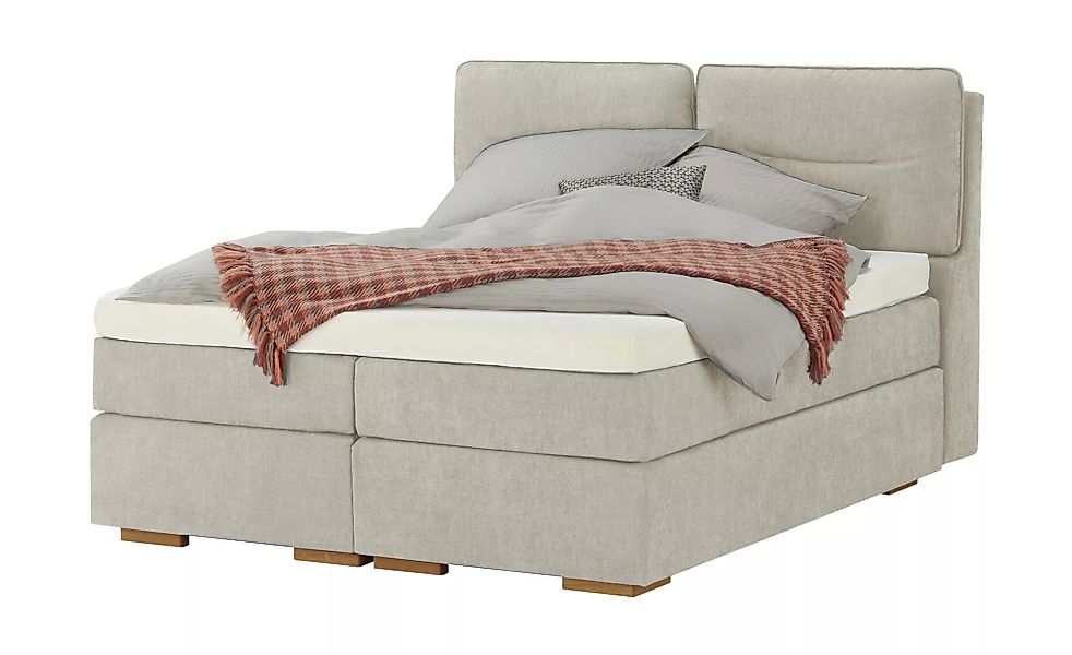 Wohnwert Boxspringbett mit Bettkasten Dormian Besta - beige - 180 cm - Bett günstig online kaufen