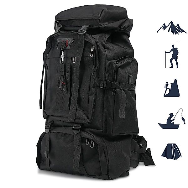 ibettertec Tourenrucksack Wanderrucksack 70L Reiserucksack Militär günstig online kaufen