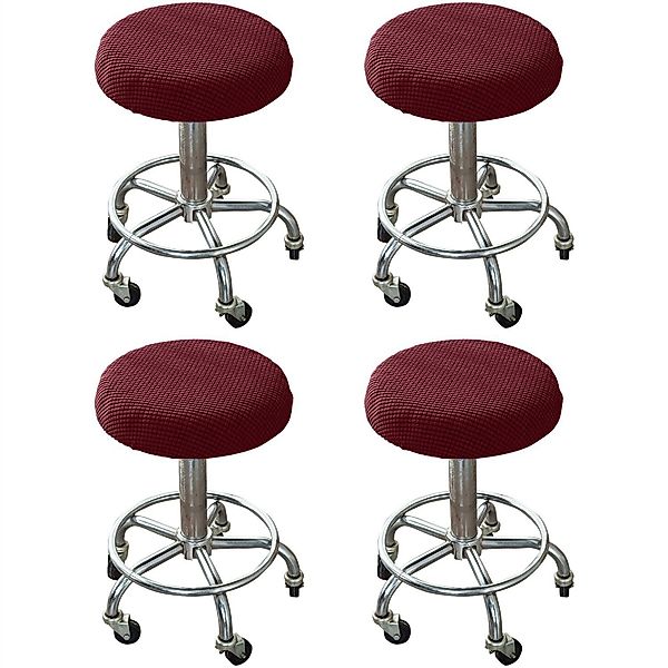 BYSURE Stuhlhusse, Stretch Runde Hocker- Bar günstig online kaufen