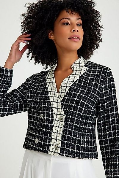 Just Like You  Blazer Karierter Kurzblazer günstig online kaufen