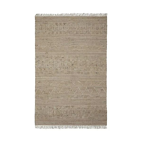 Teppich Shriv mehrfarbig aus Jute und Baumwolle mit Muster günstig online kaufen