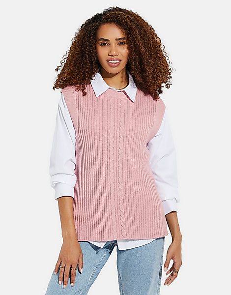 Threadbare Pullunder THB Joey Cable Detail (1-tlg) mit tollem Strickmuster günstig online kaufen