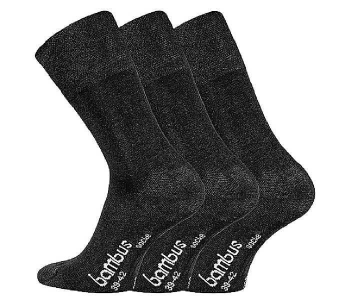 FussFreunde Komfortsocken 3 Paar Bambussocken mit FROTTEEPOLSTERSOHLE und A günstig online kaufen