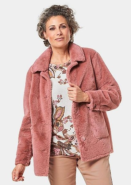GOLDNER Allwetterjacke Kurzgröße: Luxuriöse Fellimitatjacke Ohne günstig online kaufen
