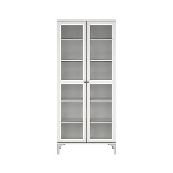 ebuy24 Roma Vitrinenschrank 2 Türen Weiß günstig online kaufen