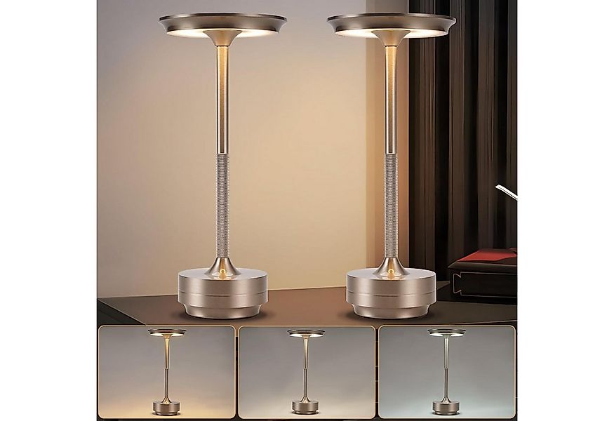 ZMH LED Tischleuchte Kabellos Nachttischlampe Touch Dimmbar Lampe Fensterba günstig online kaufen