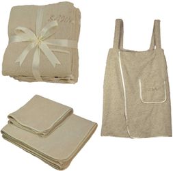 EXKLUSIV HEIMTEXTIL Saunatuch Sauna Set 3-Teilig günstig online kaufen