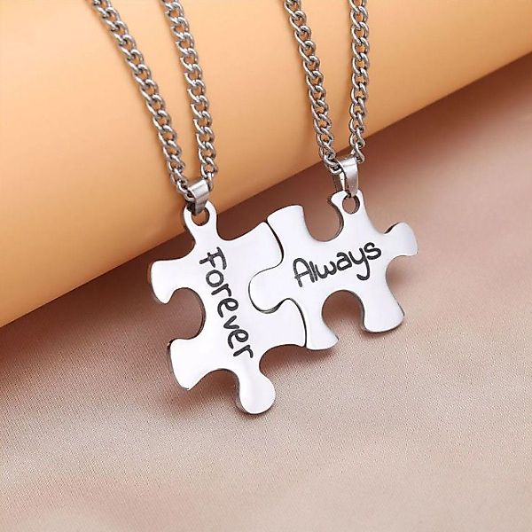 KARMA Partnerkette Paarkette Liebe modern Puzzle günstig online kaufen