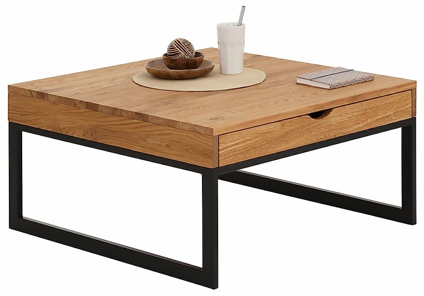 Home affaire Couchtisch "Betula" B/T/H: 80/80/40 cm günstig online kaufen