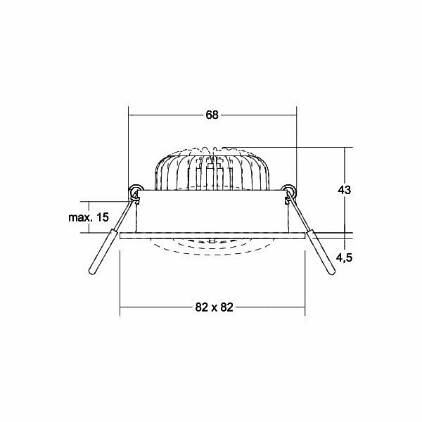 BRUMBERG LED-Spot BB37 on/off Anschlussbox strukturschwarz günstig online kaufen