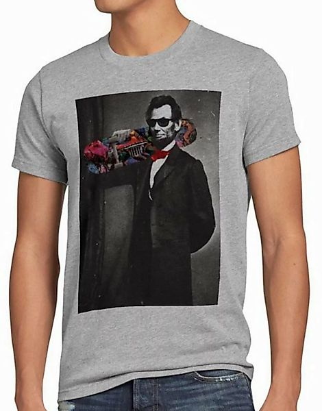 style3 T-Shirt Skater Abraham Lincoln President USA United States Amerika S günstig online kaufen