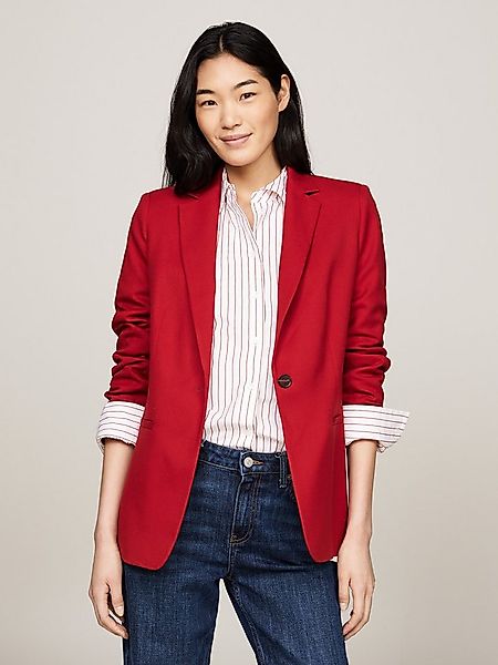 Tommy Hilfiger Longblazer SMD CORE REGULAR SB BLAZER mit Logostickerei günstig online kaufen