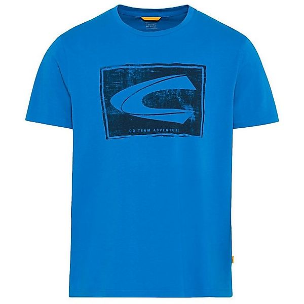 camel active Rundhalsshirt Camel Active T-Shirt Übergröße azurblau Logo-Pri günstig online kaufen