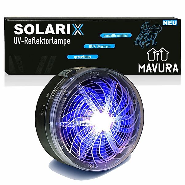 MAVURA Insektenfalle SOLARIX Insektenlampe Solar UV günstig online kaufen