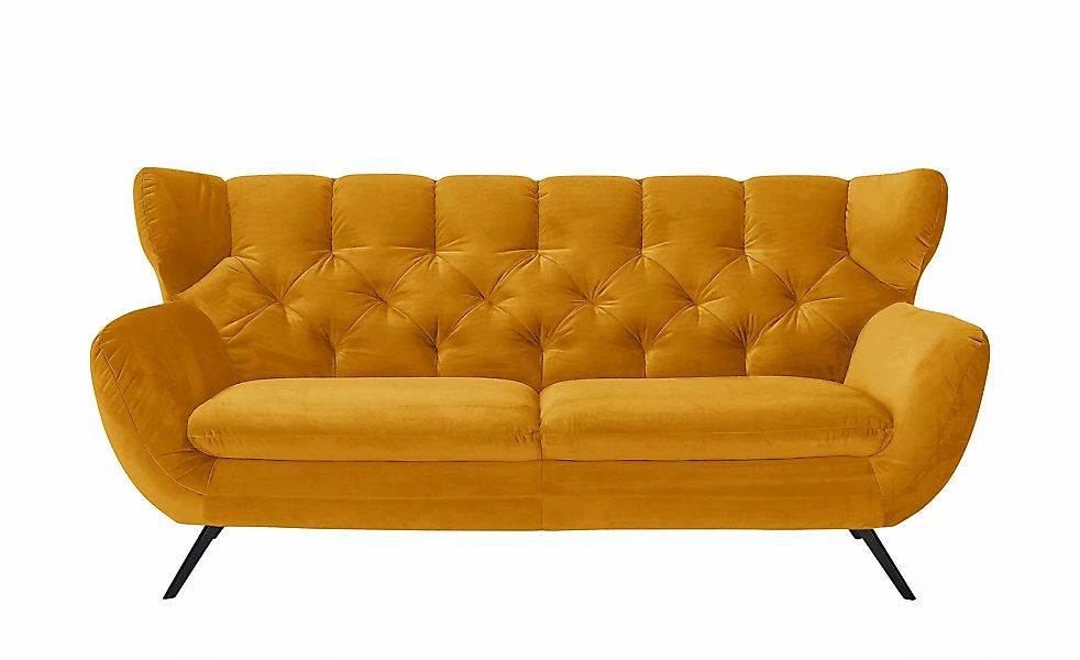 Jette Home Sofa  Caldara ¦ gelb ¦ Maße (cm): B: 200 H: 94 T: 95.0 Polstermö günstig online kaufen