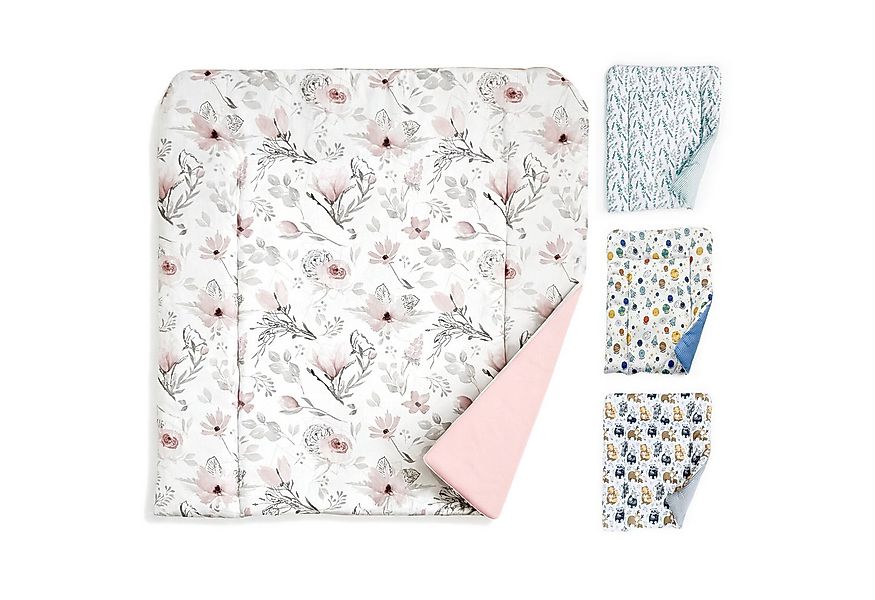 BABEES Wickelauflage 75x75 cm Baby Wickelunterlage Wickeltischauflage 100% günstig online kaufen