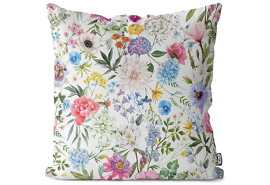 VOID Kissenbezug, (1 Stück), Blumen Blumenmuster Frühlingsblumen 40x40 Sofa günstig online kaufen